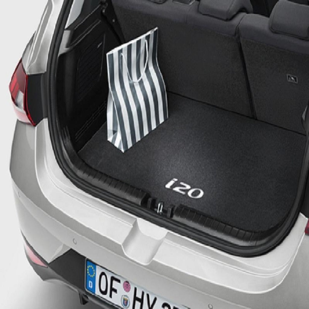 Hyundai i20 BC3 Mild Hybrid, Kofferraummatte mit doppeltem Ladeboden u. Subwoofer, wendbar