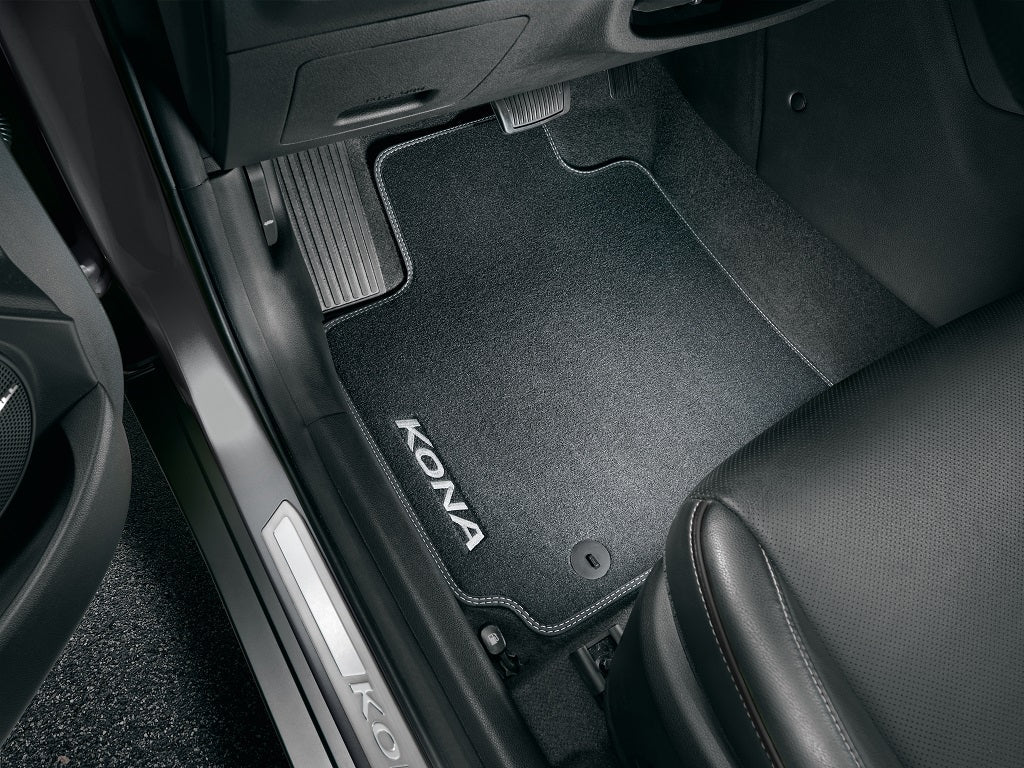 Hyundai KONA OS Hybrid Fußmatten, Velours (Bj. ab 11.2017-03.2023)
