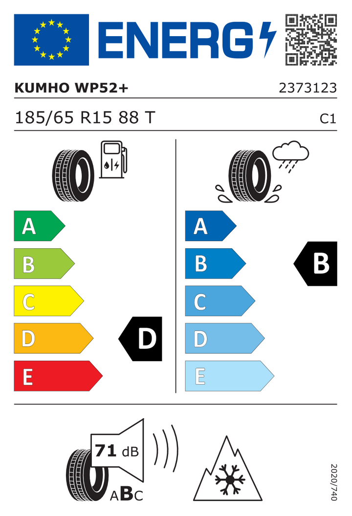 Hyundai i20 BC3, Bayon Alu-Winterkomplettrad Kumho 185/65R15 15 Zoll, Vororder