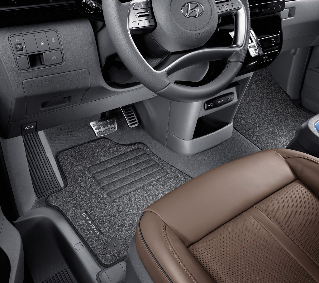 Hyundai STARIA Fußmatten Textil, Fahrer u. Beifahrer