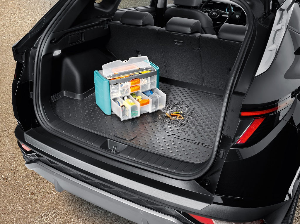 Hyundai TUCSON NX4 Kofferraum-Formschalenmatte mit Soundsystem (ab Bj. 11.2020)