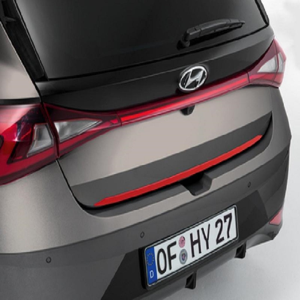 Hyundai i20 BC3, i20N  Heckzierleiste Tomato Red