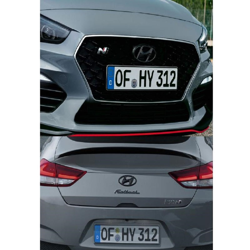 Hyundai i30N Fastback Logo-Set, schwarz