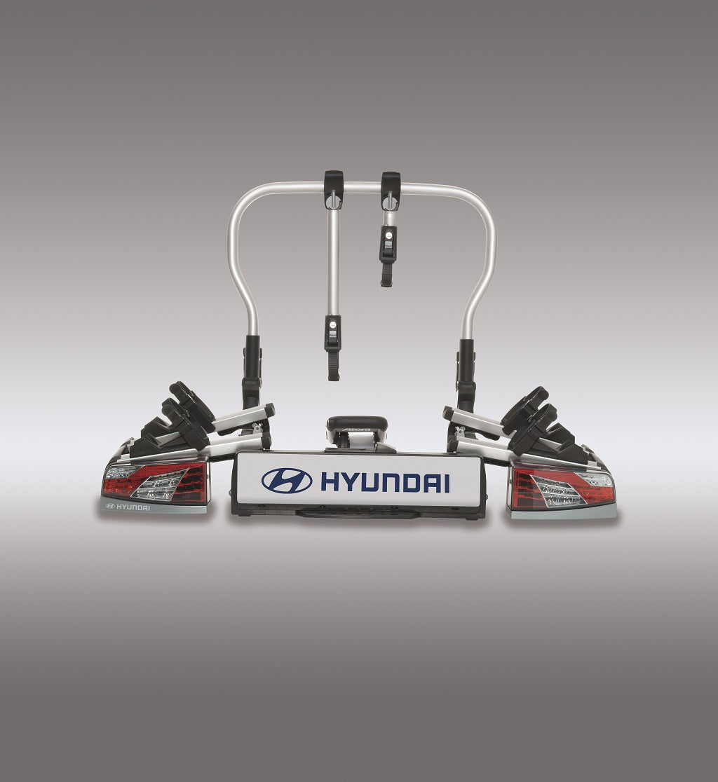 Fahrradträger Genio für Anhängerkupplung, für 2 Fahrräder, faltbar