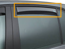 Hyundai TUCSON NX4 Windabweiser hinten, schwarz, grau (Bj. ab 11.2020)