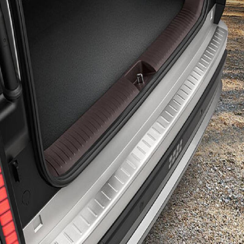 Hyundai IONIQ 9 Ladekantenschutzleiste brushed Aluminium